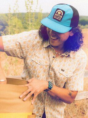 Howler Brothers 2023 ACL H Bar B Snapshirt in Yellow Rose Ribbons Size Medium